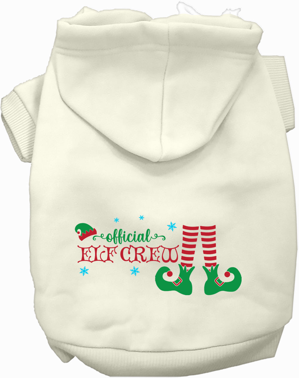 Dog Hoodie Elf Crew for Festive Holiday Pet Comfort - main product image
