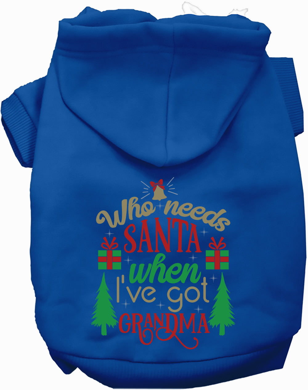 Dog Hoodie Ive Got Grandma for Festive Holiday Pet Comfort - close up view