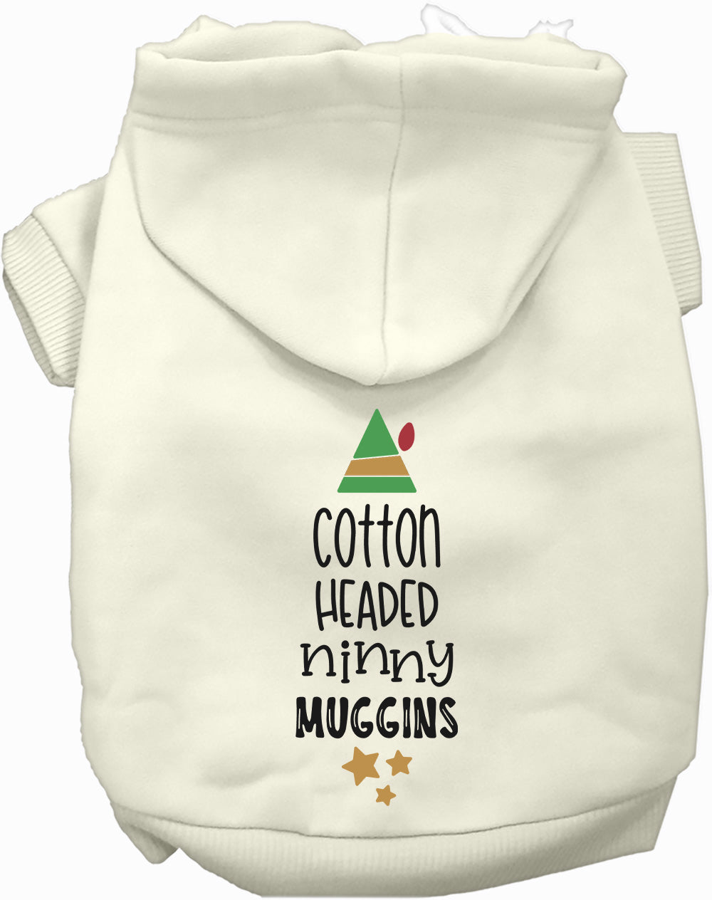 Dog Hoodie Cotton Headed Ninny Muggins for Festive Holiday - main product image