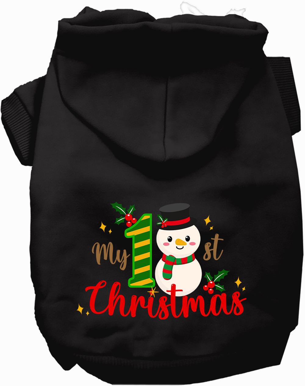Dog Hoodie My 1st for Festive Holiday Pet Comfort - main product image