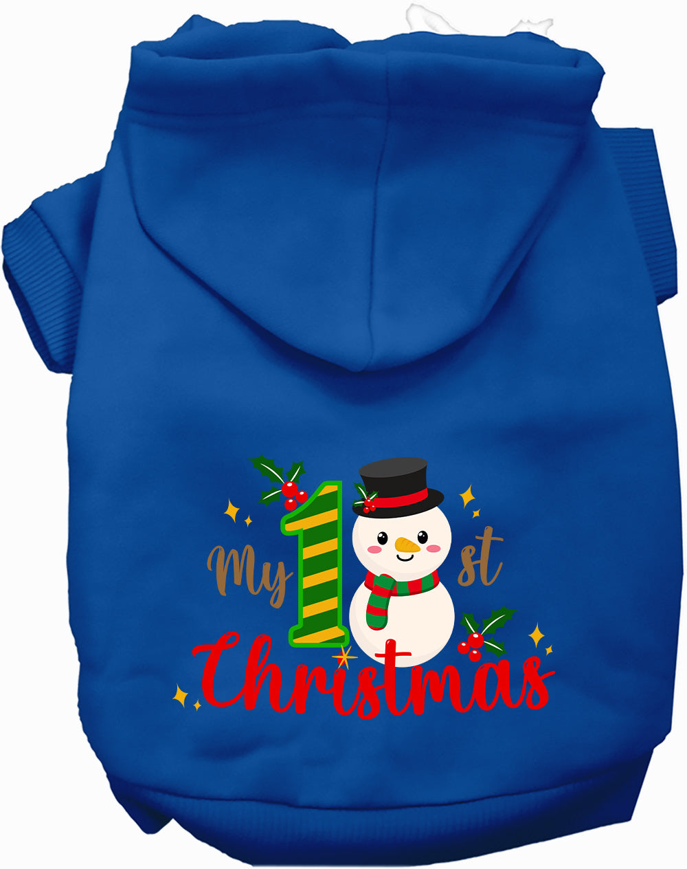 Dog Hoodie My 1st for Festive Holiday Pet Comfort - lifestyle view