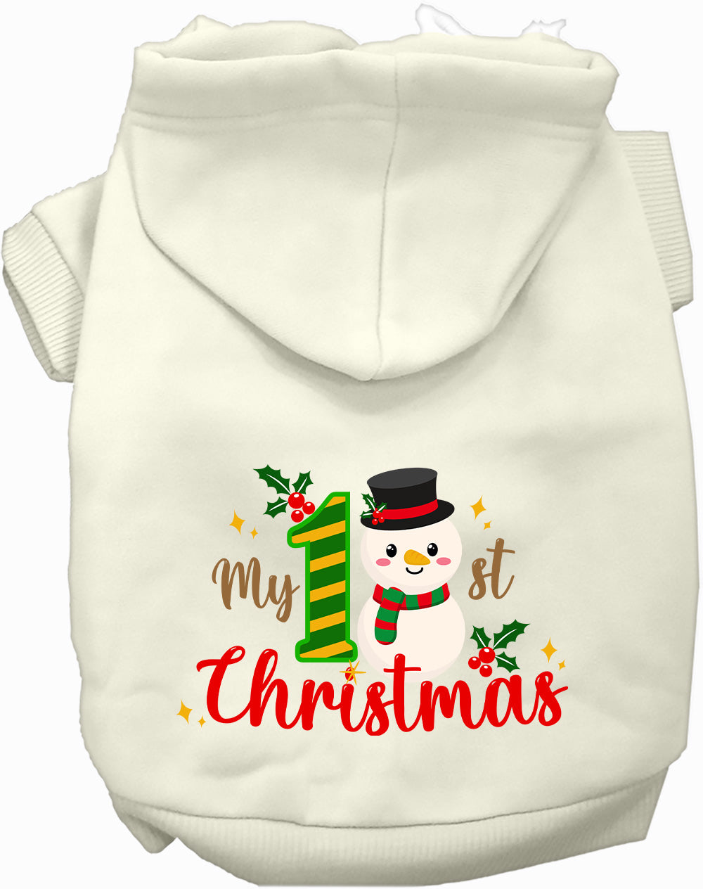 Dog Hoodie My 1st for Festive Holiday Pet Comfort - gallery image 6