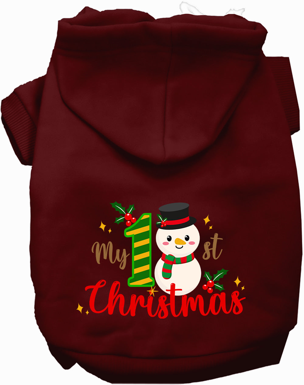 Dog Hoodie My 1st for Festive Holiday Pet Comfort - gallery image 9