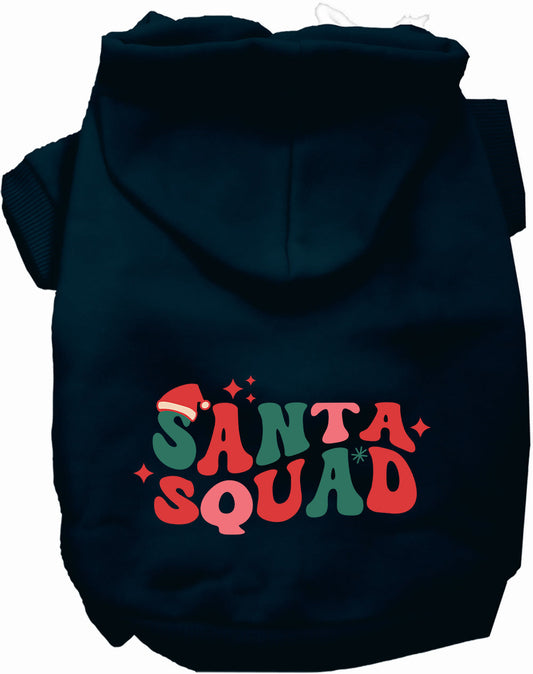Dog Hoodie Santa Squad for Festive Holiday Pet Comfort - main product image