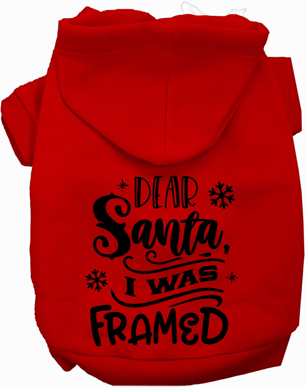 Dog Hoodie was Framed for Festive Holiday Pet Comfort - lifestyle view
