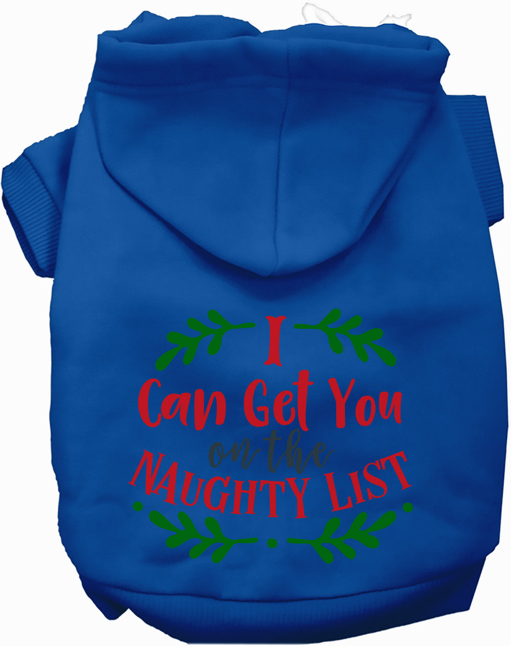 Dog Hoodie Can Get You on the List for Festive Holiday Pet - close up view