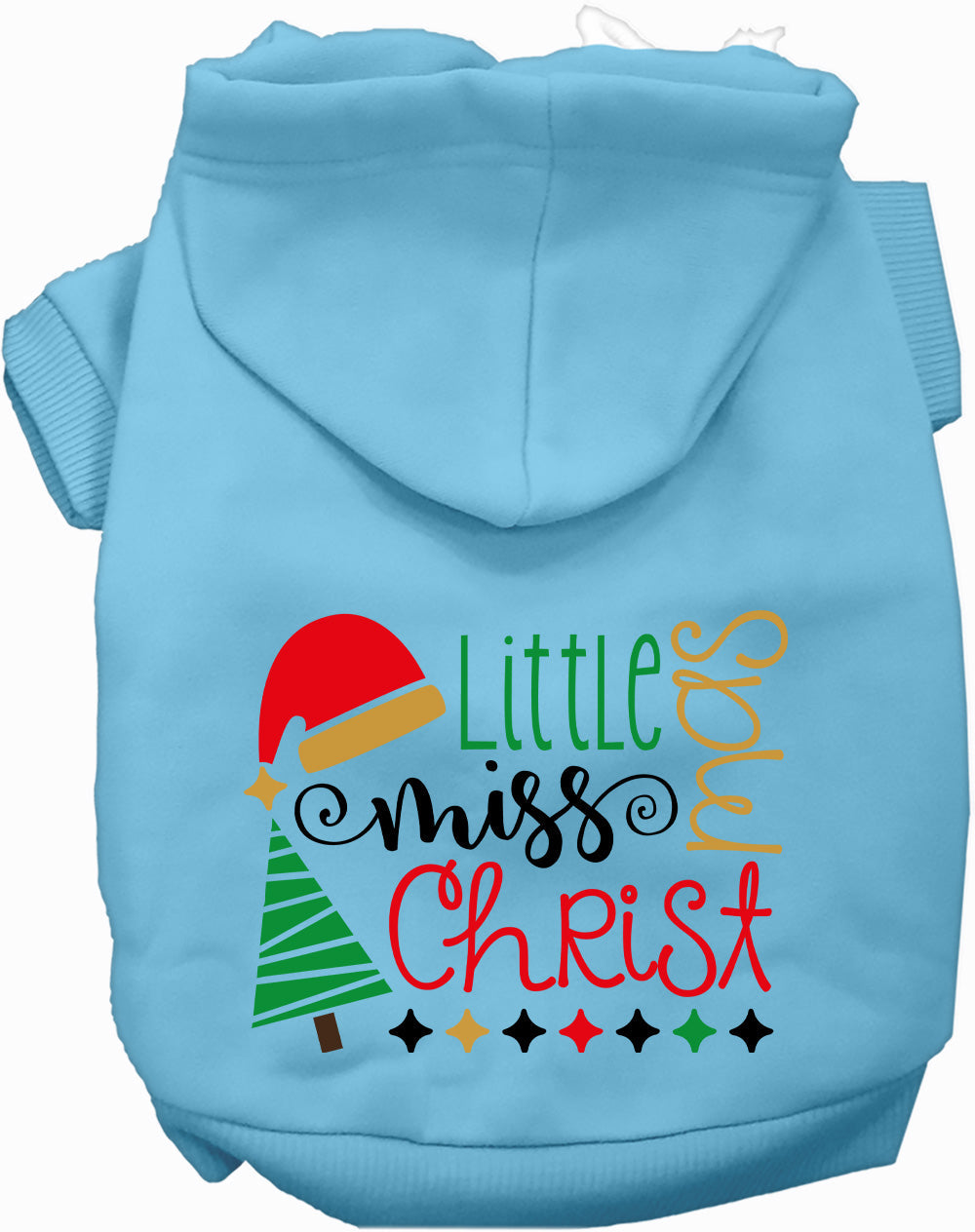 Dog Hoodie Little Miss for Festive Holiday Pet Comfort - lifestyle view