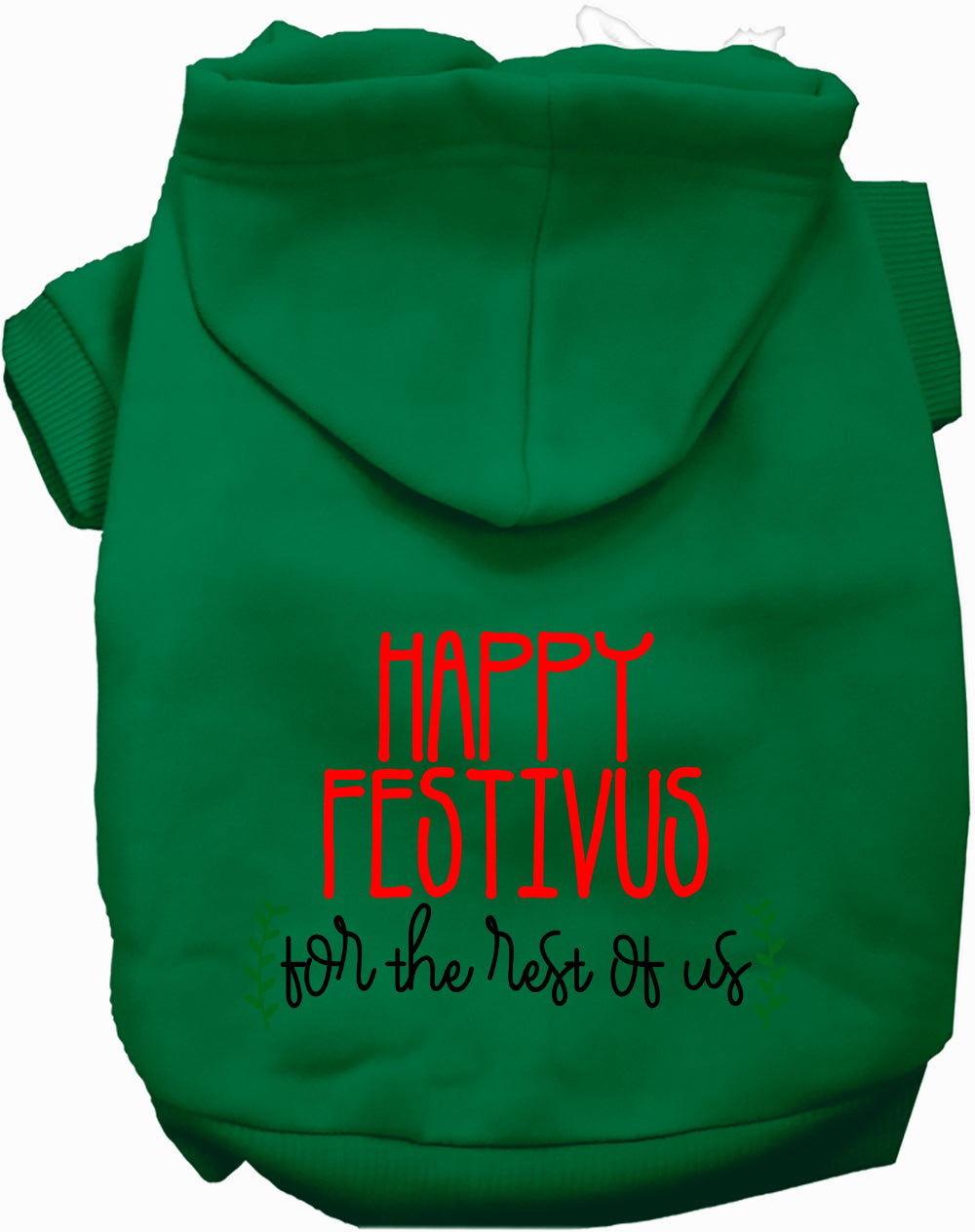 Dog Hoodie Happy Festivus for Everyday Pet Style and Comfort - lifestyle view