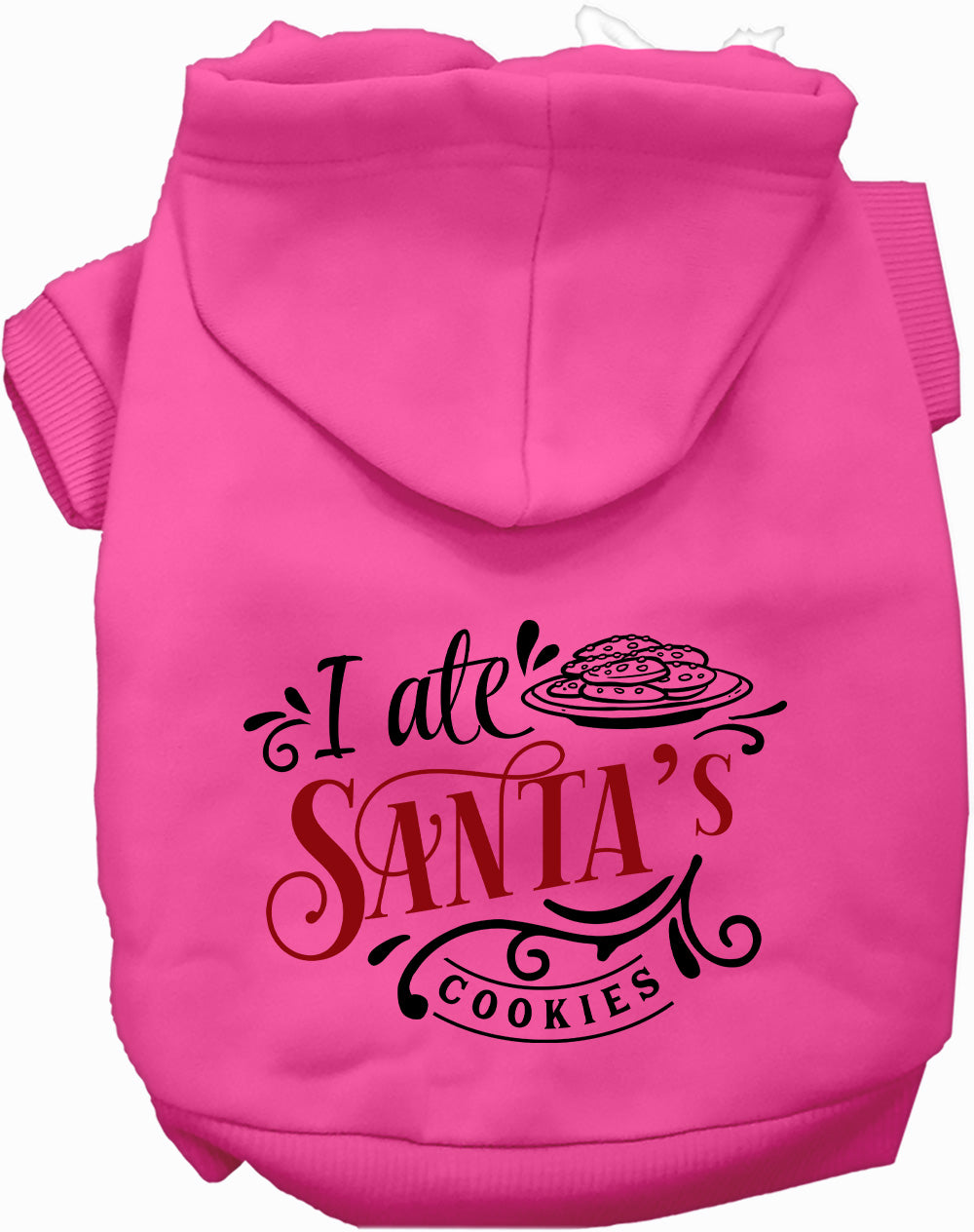 Dog Hoodie Ate Santas Cookies for Everyday Pet Style and - close up view