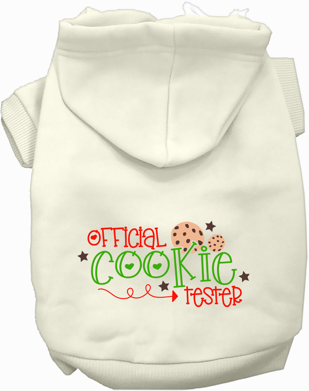 Dog Hoodie Official Cookie Tester for Festive Holiday Pet - main product image