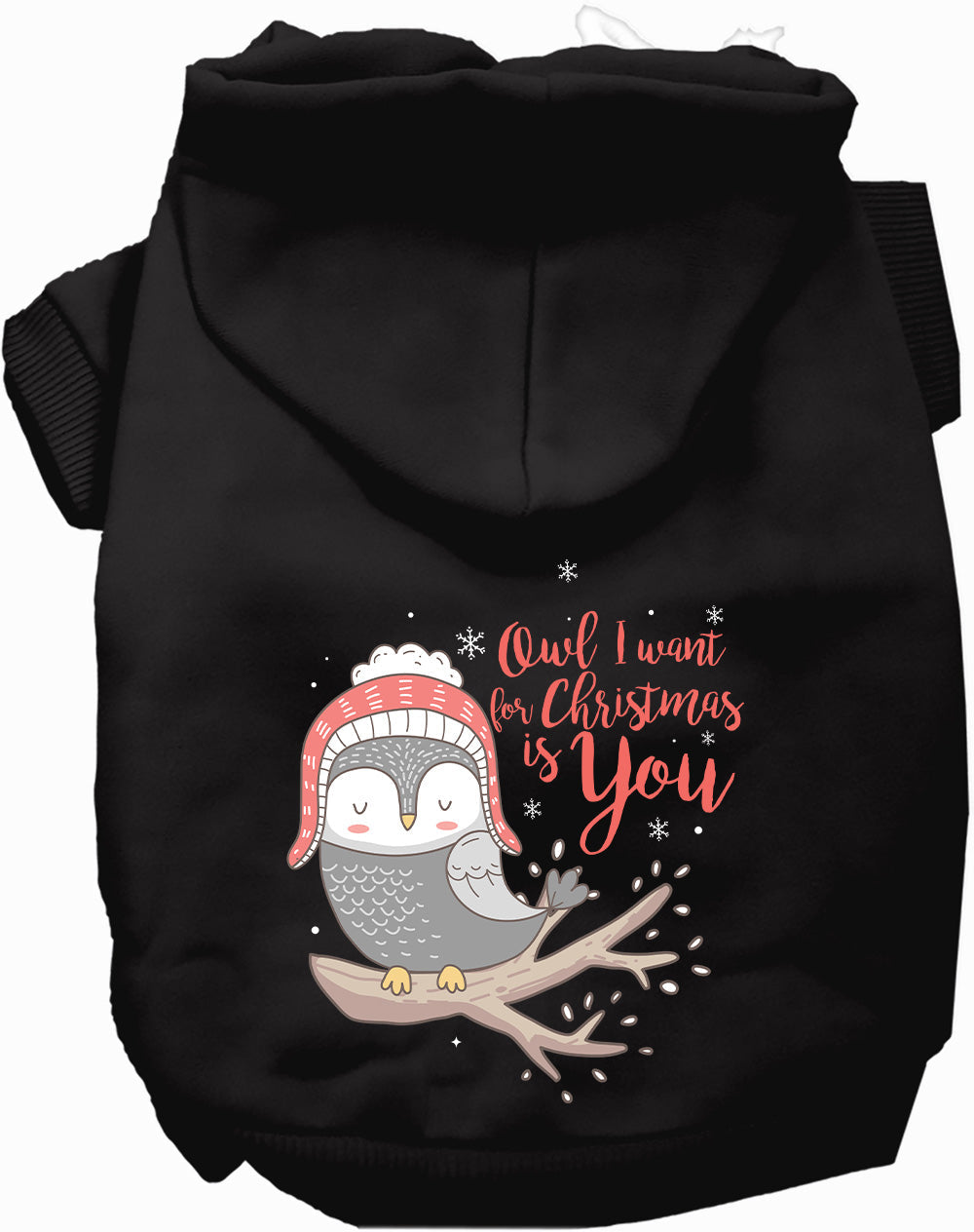 Dog Hoodie Owl Want For for Festive Holiday Pet Comfort - main product image
