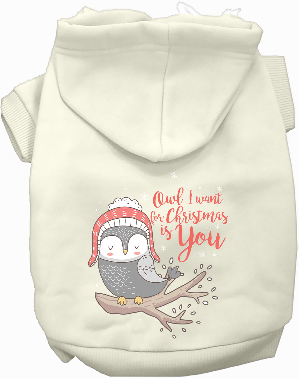 Dog Hoodie Owl Want For for Festive Holiday Pet Comfort - gallery image 6
