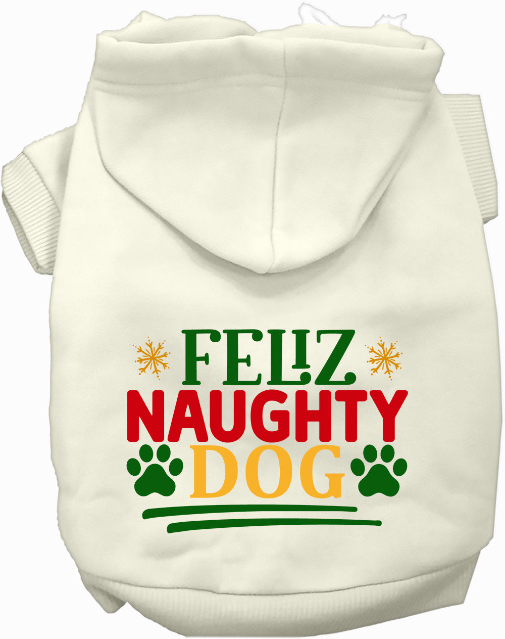 Dog Hoodie Feliz Naughty Dog for Festive Holiday Pet Comfort - gallery image 6