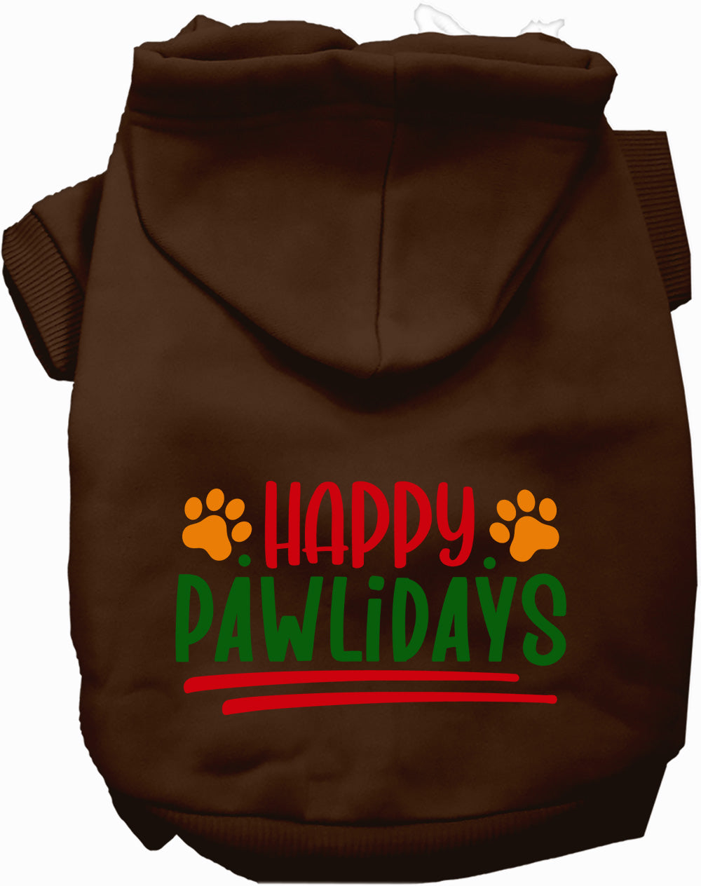Dog Hoodie Happy Pawlidays Holiday for Festive Holiday Pet - main product image