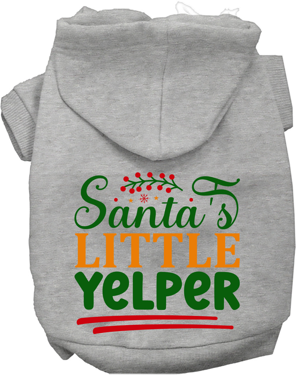 Dog Hoodie Santas Little Yelper for Festive Holiday Pet - gallery image 6