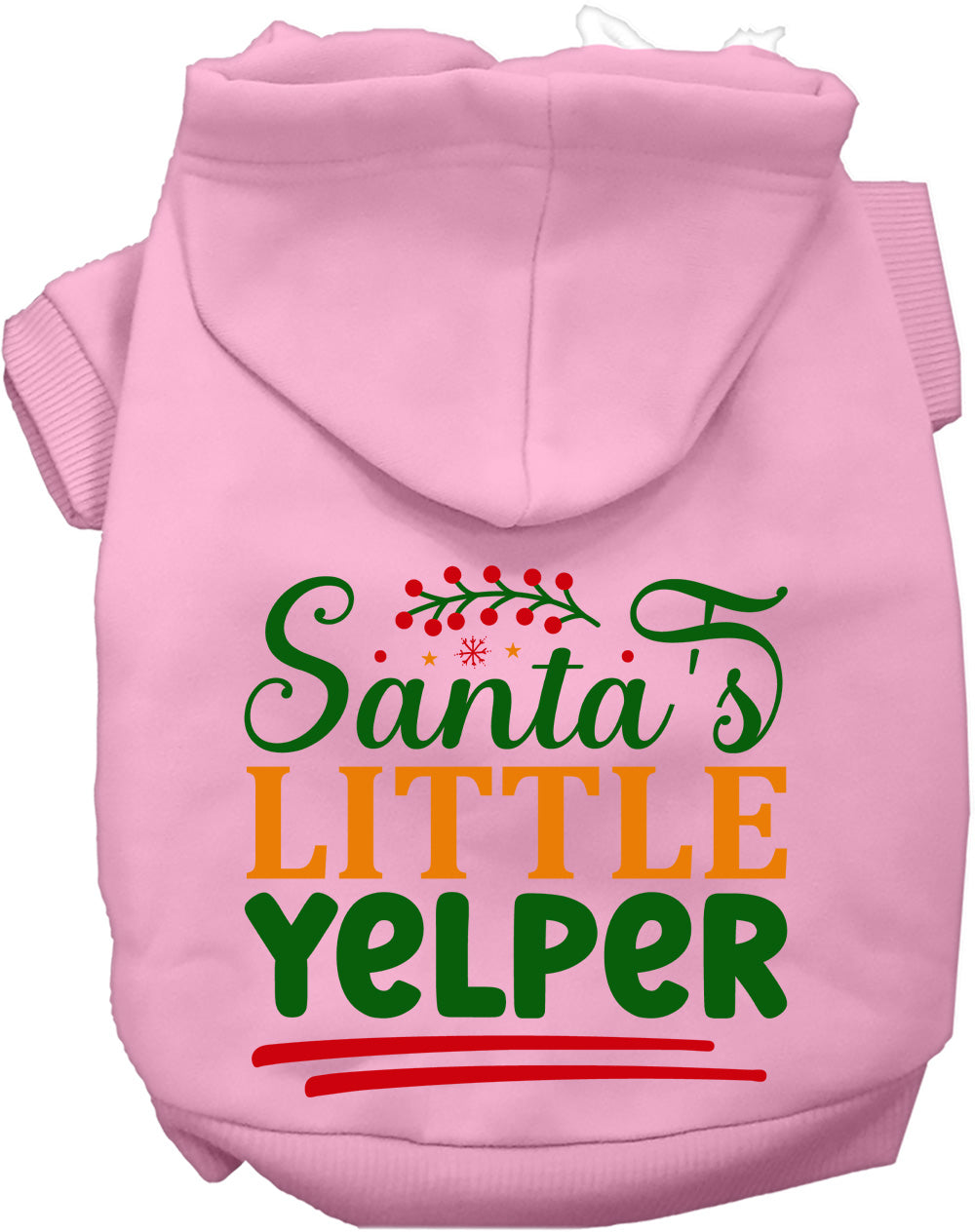 Dog Hoodie Santas Little Yelper for Festive Holiday Pet - gallery image 7