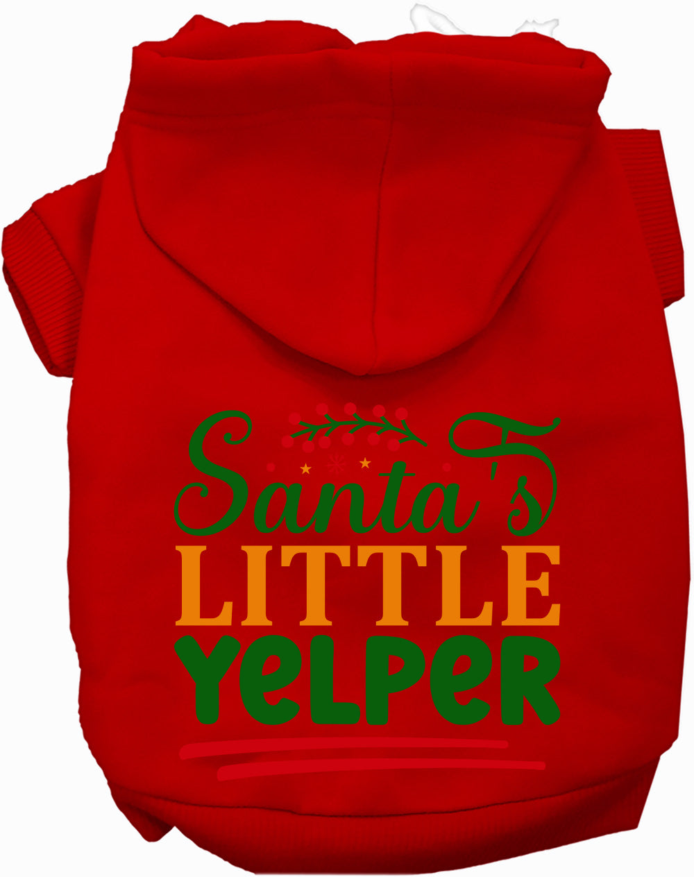 Dog Hoodie Santas Little Yelper for Festive Holiday Pet - gallery image 10
