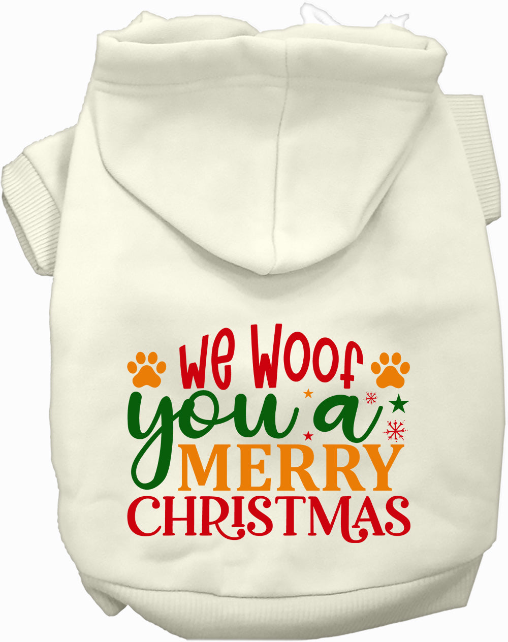 Dog Hoodie We Woof You Merry for Festive Holiday Pet Comfort - gallery image 6