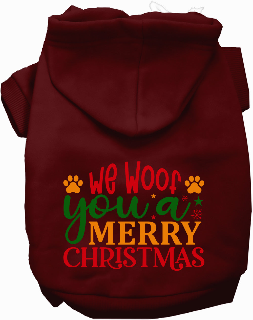 Dog Hoodie We Woof You Merry for Festive Holiday Pet Comfort - gallery image 9