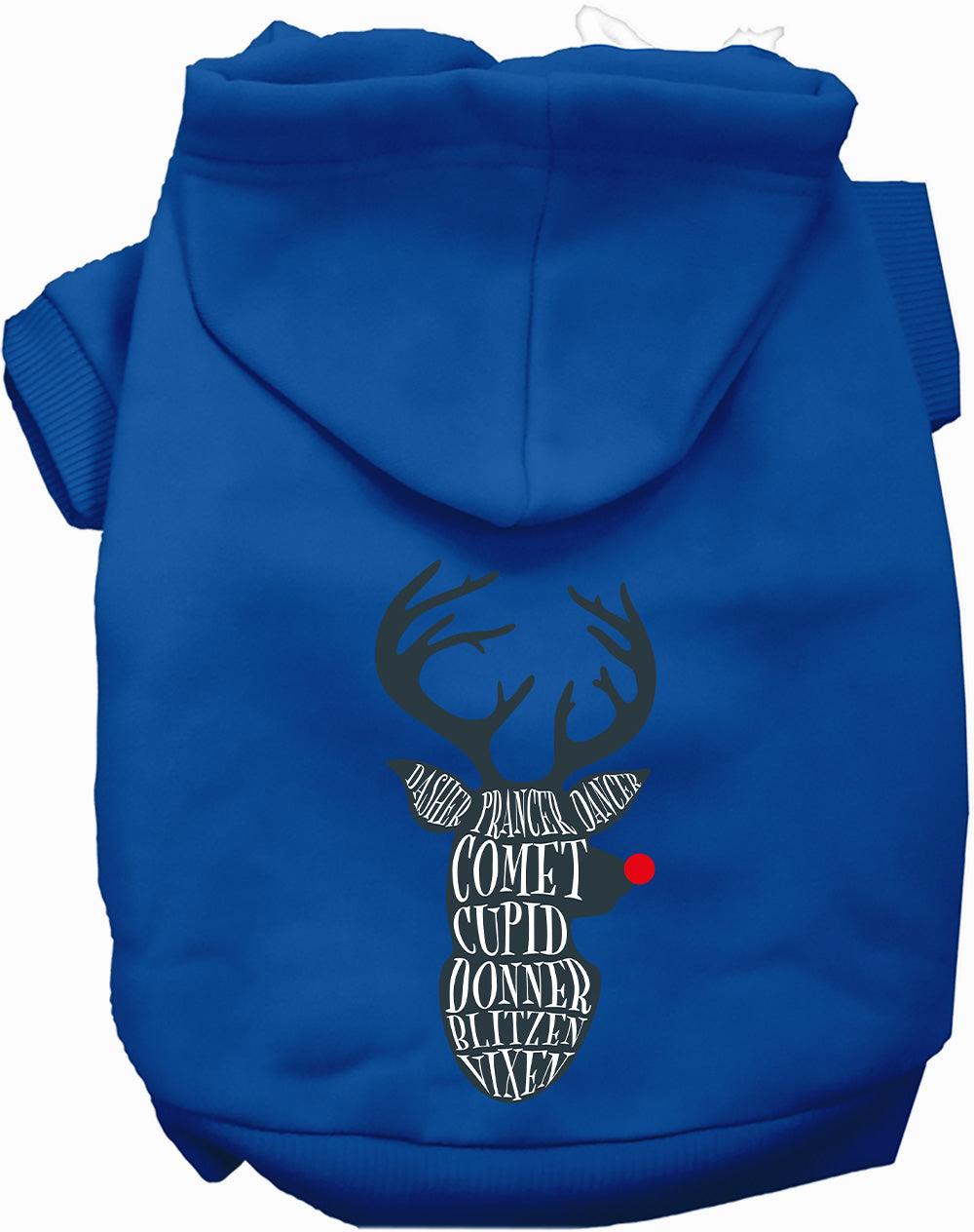 Dog Hoodie All Santas Deer for Festive Holiday Pet Comfort - lifestyle view