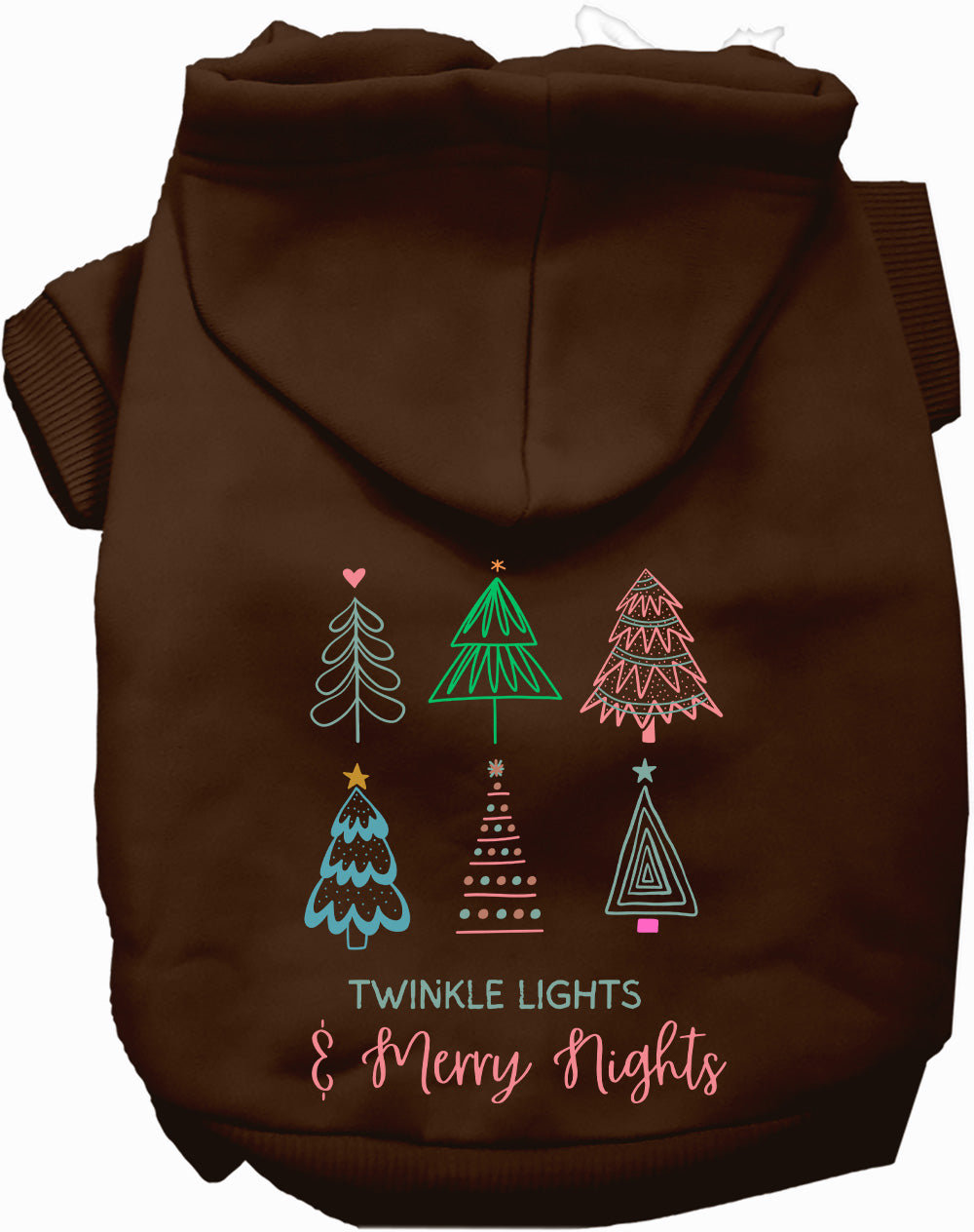 Dog Hoodie Twinkle Lights Merry Nights for Festive Holiday - gallery image 5