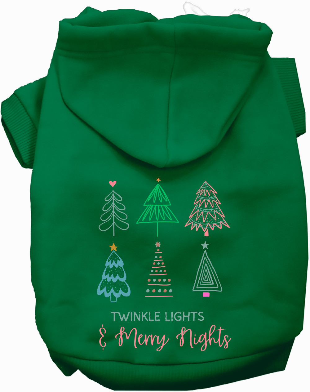 Dog Hoodie Twinkle Lights Merry Nights for Festive Holiday - gallery image 7