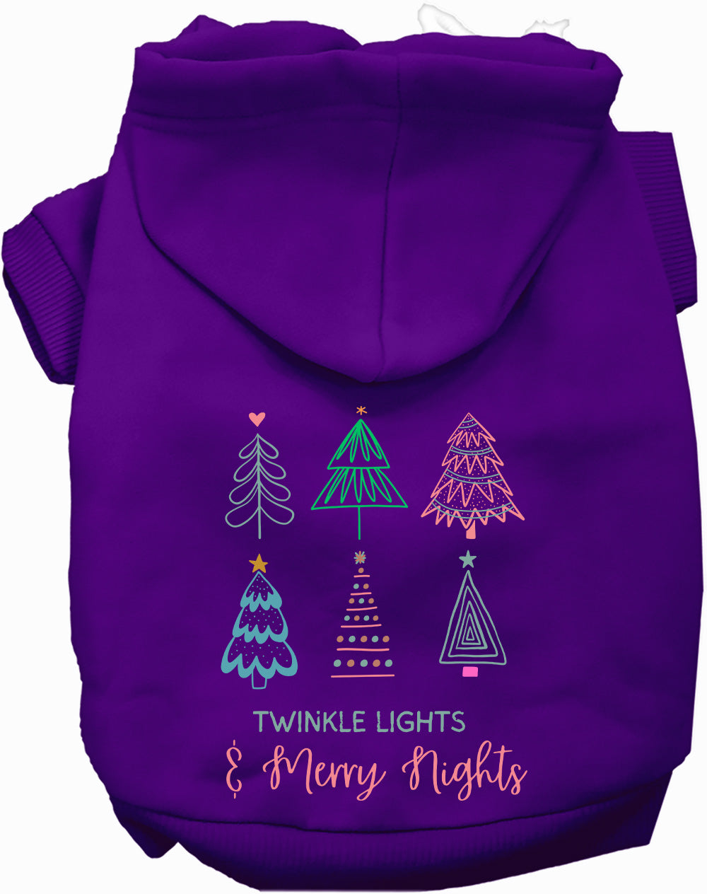 Dog Hoodie Twinkle Lights Merry Nights for Festive Holiday - gallery image 10