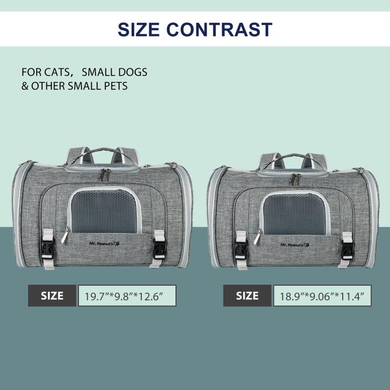 Mr. Peanut's Monterey Series Airline Compliant Horizontal Backpack Pet Carrier - gallery image 7