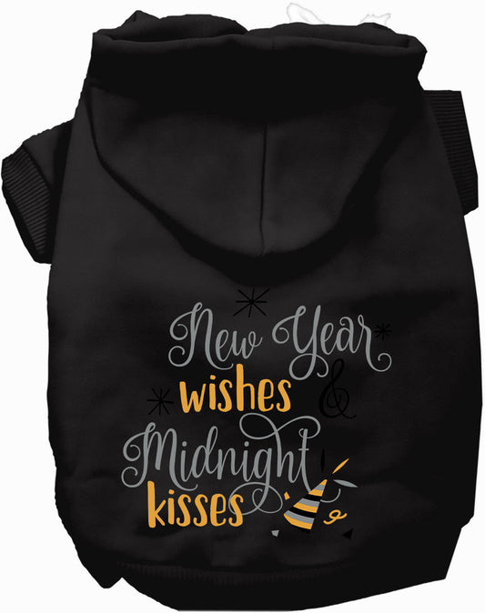 Dog Hoodie Midnight Kisses New Years for Everyday Pet Style - main product image