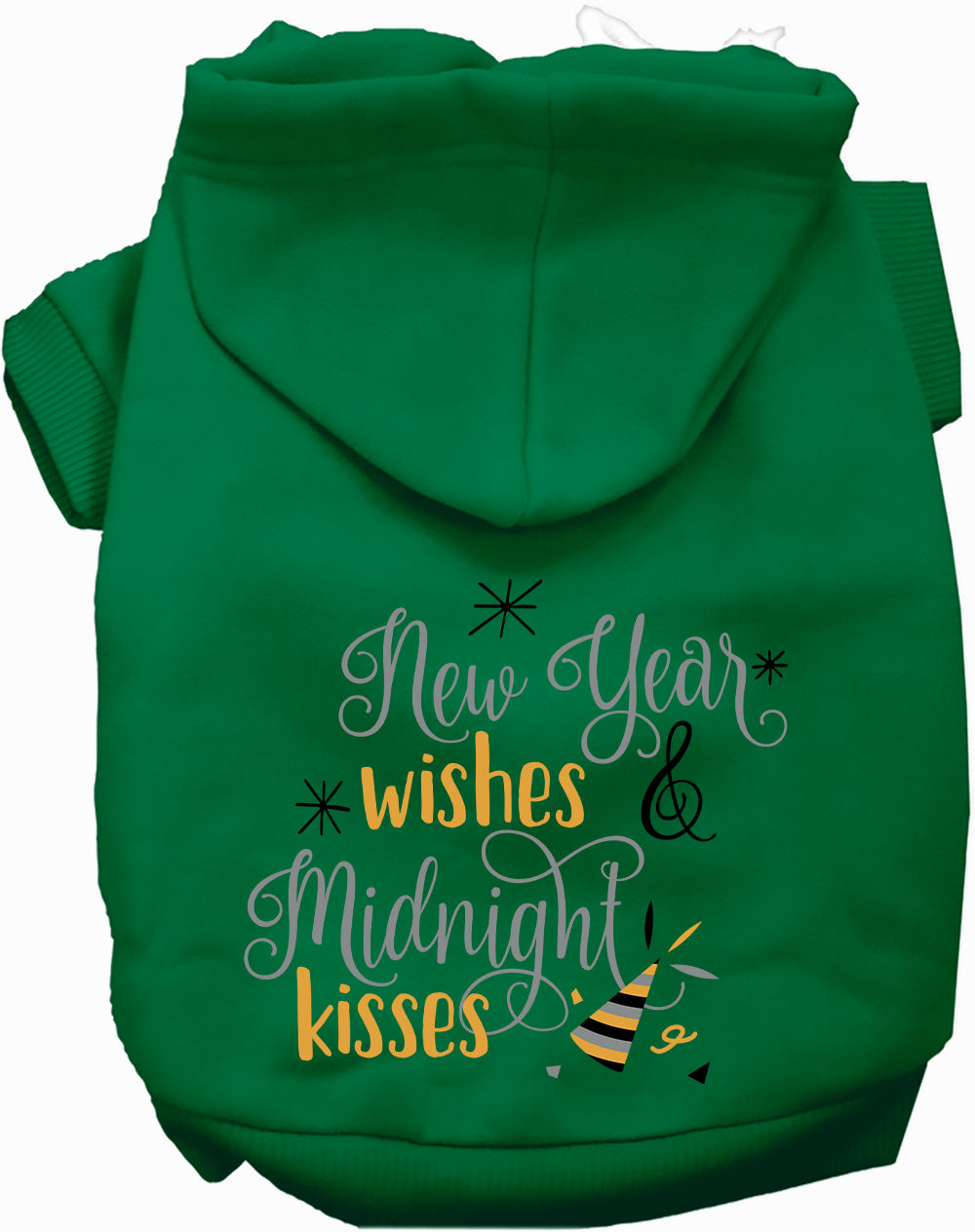 Dog Hoodie Midnight Kisses New Years for Everyday Pet Style - gallery image 7