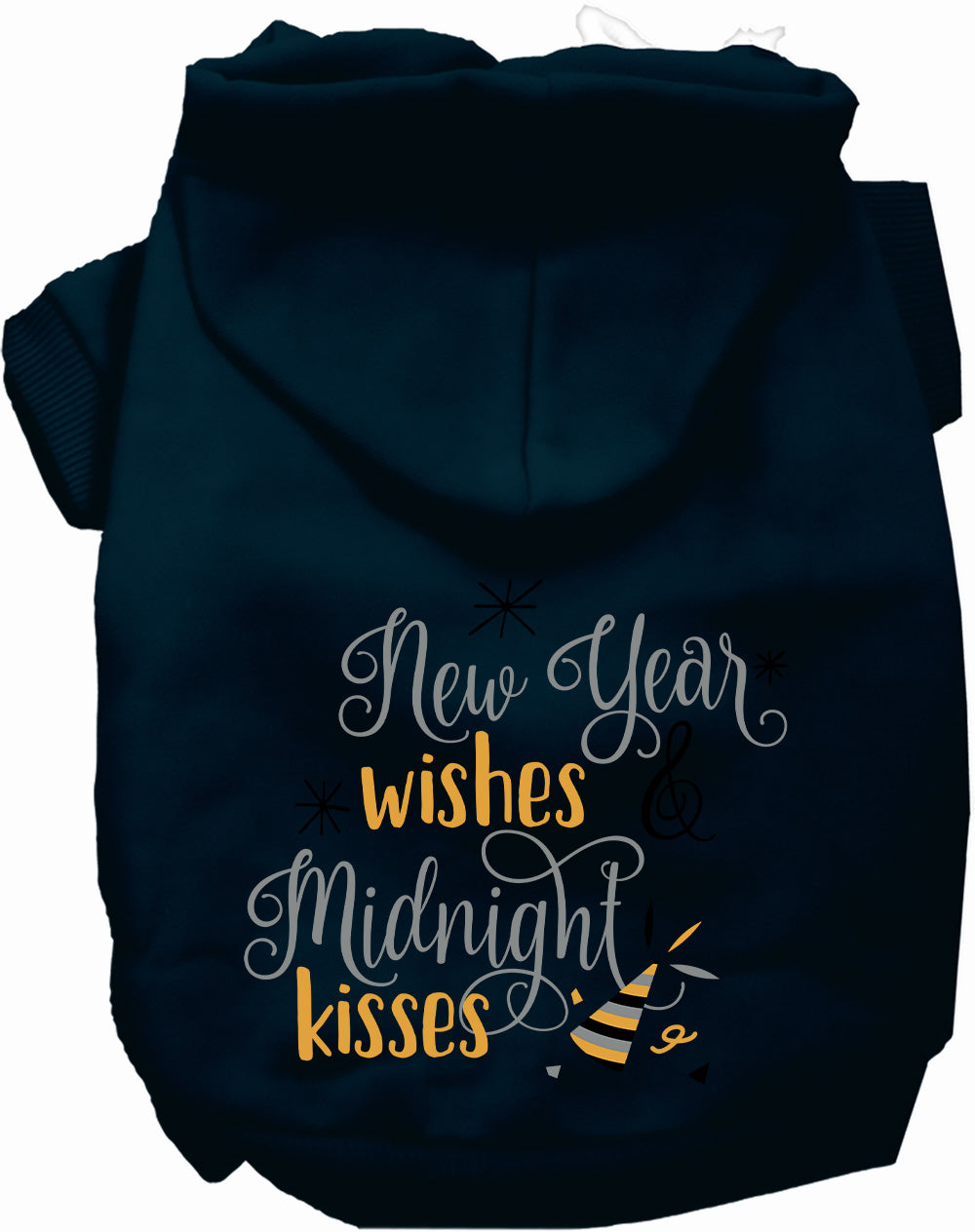 Dog Hoodie Midnight Kisses New Years for Everyday Pet Style - gallery image 9