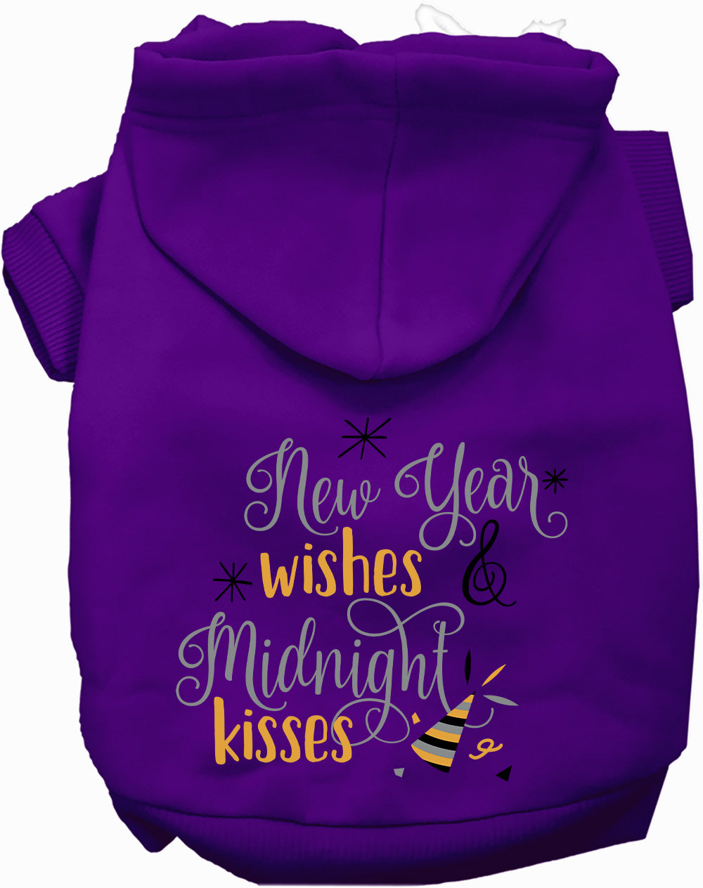 Dog Hoodie Midnight Kisses New Years for Everyday Pet Style - gallery image 10