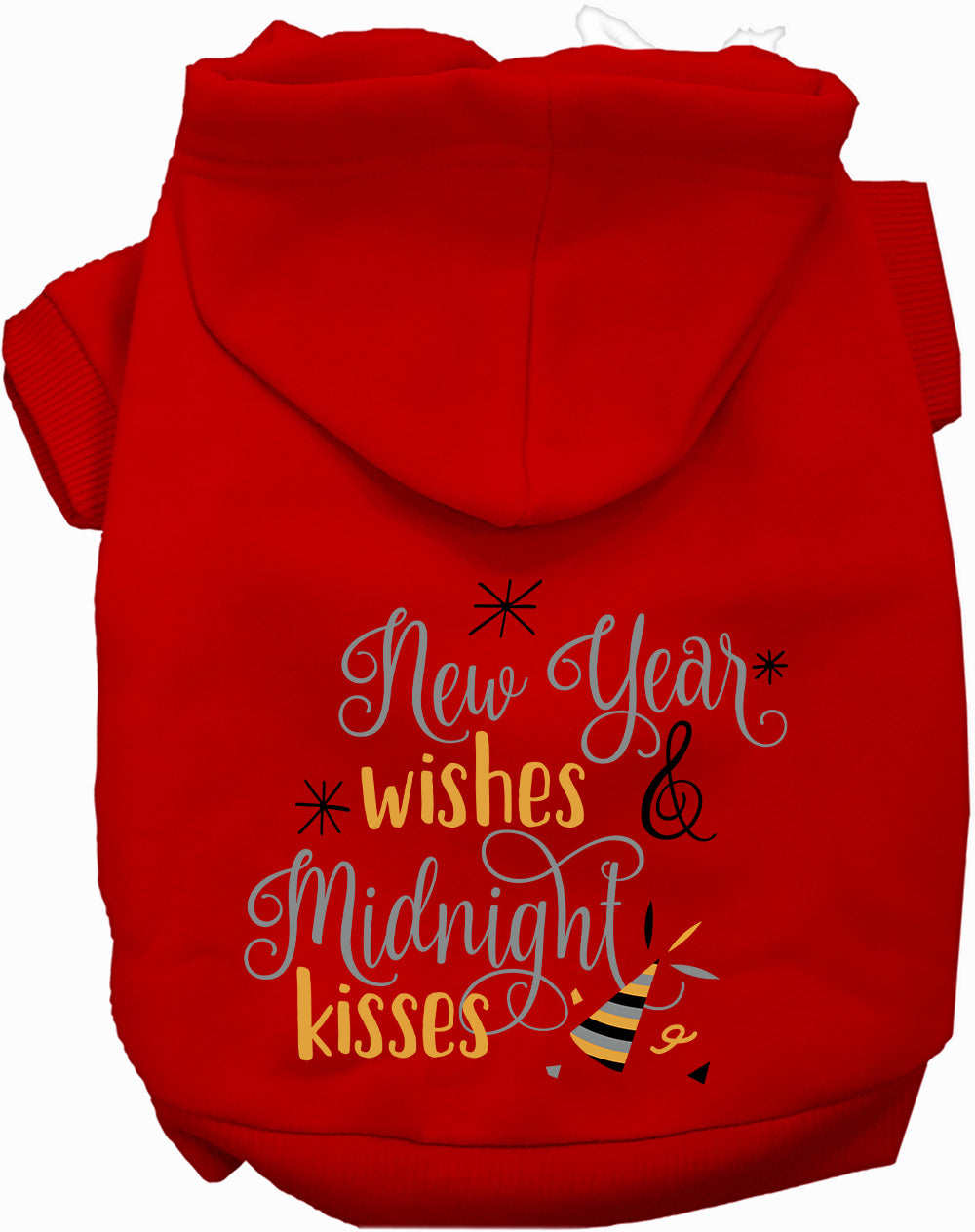 Dog Hoodie Midnight Kisses New Years for Everyday Pet Style - gallery image 11