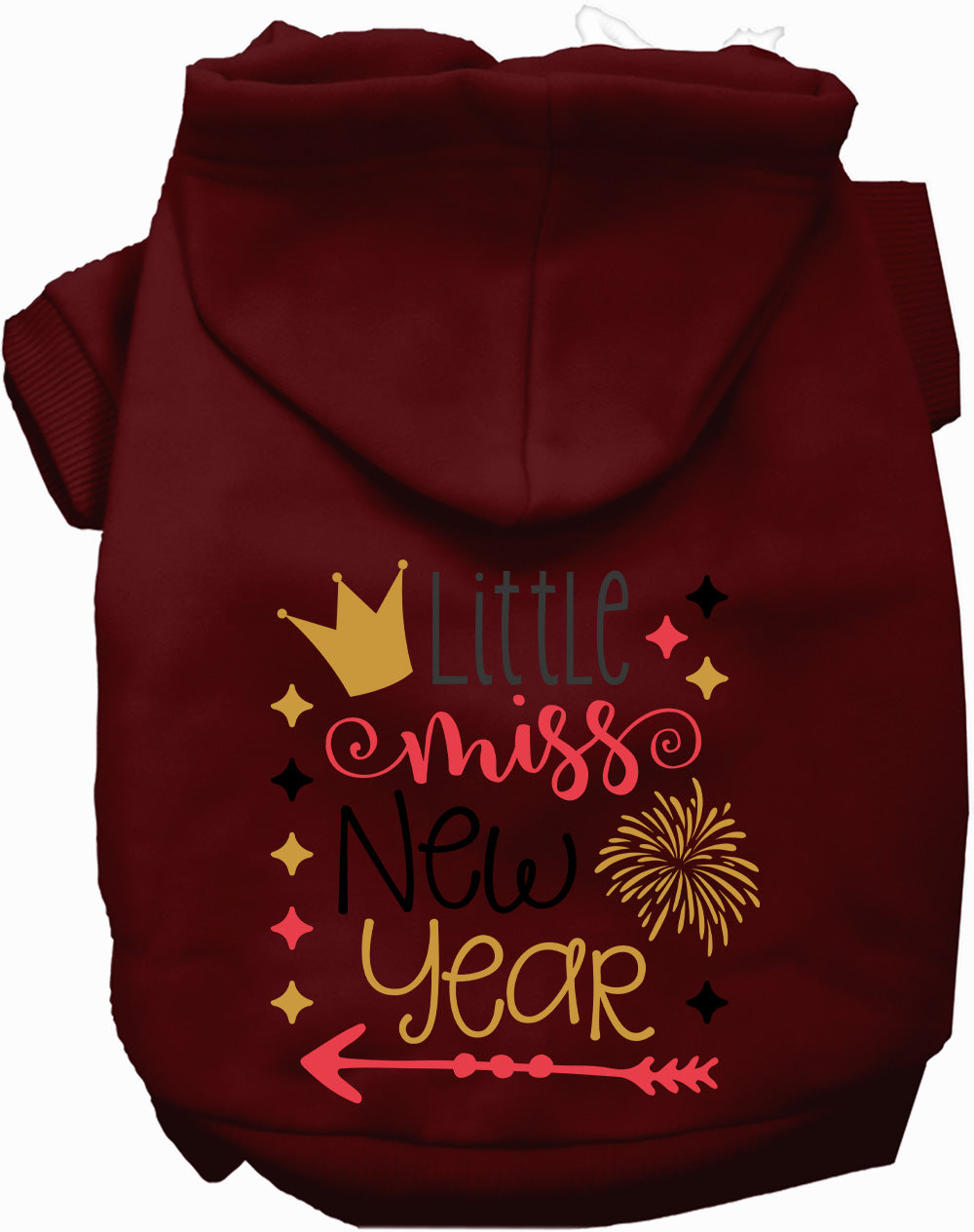 Dog Hoodie Little Miss New Year for Everyday Pet Style and - gallery image 8