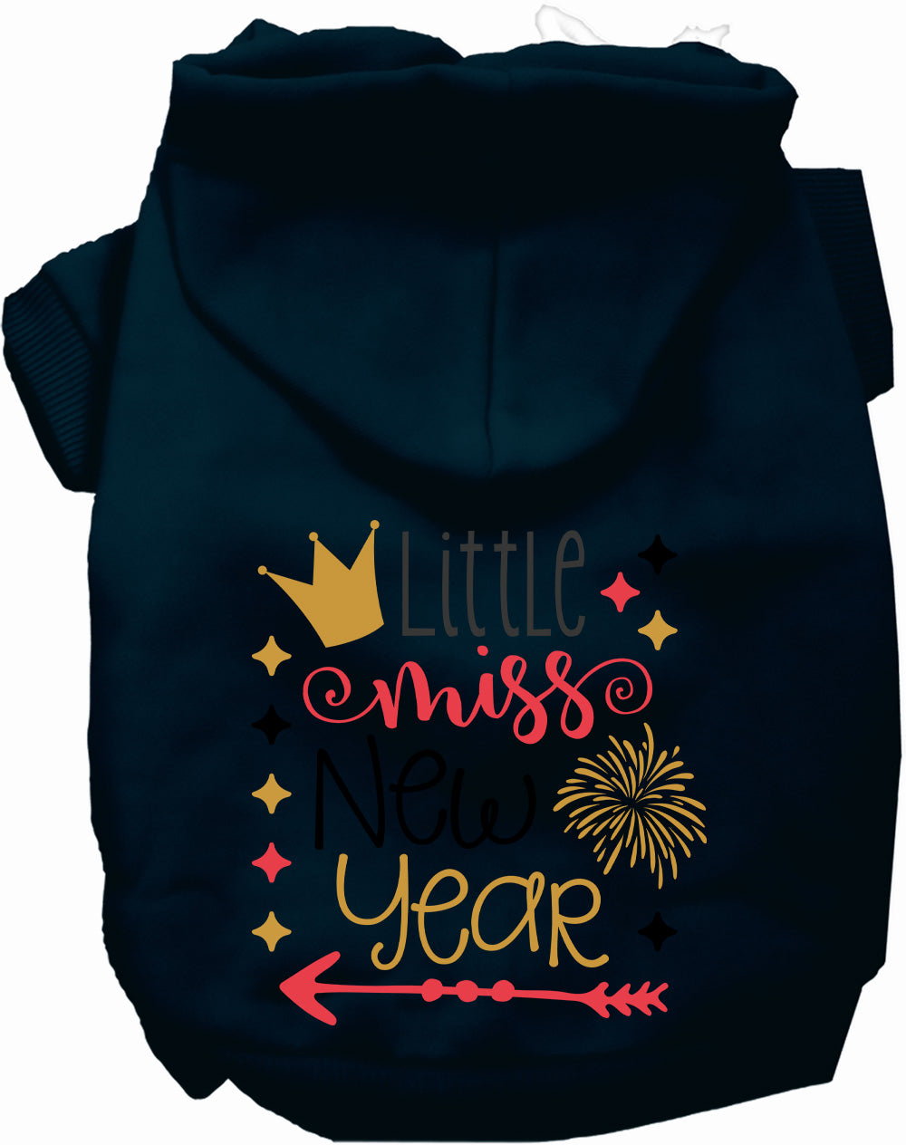 Dog Hoodie Little Miss New Year for Everyday Pet Style and - gallery image 9
