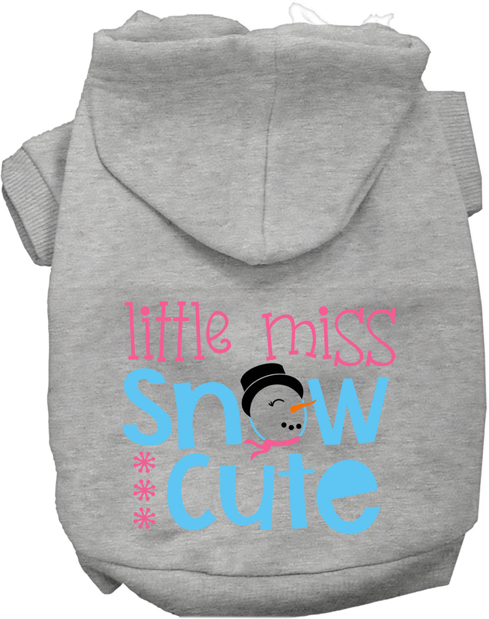 Dog Hoodie Little Miss Snow Cute for Everyday Pet Style and - lifestyle view