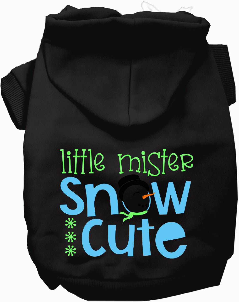 Dog Hoodie Little Mister Snow Cute for Everyday Pet Style - lifestyle view