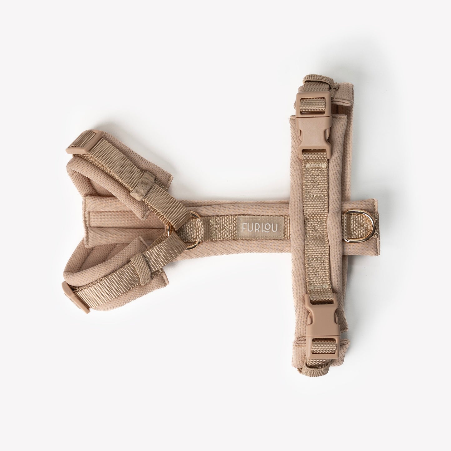 Tan - Comfort Dog Harness - detail view