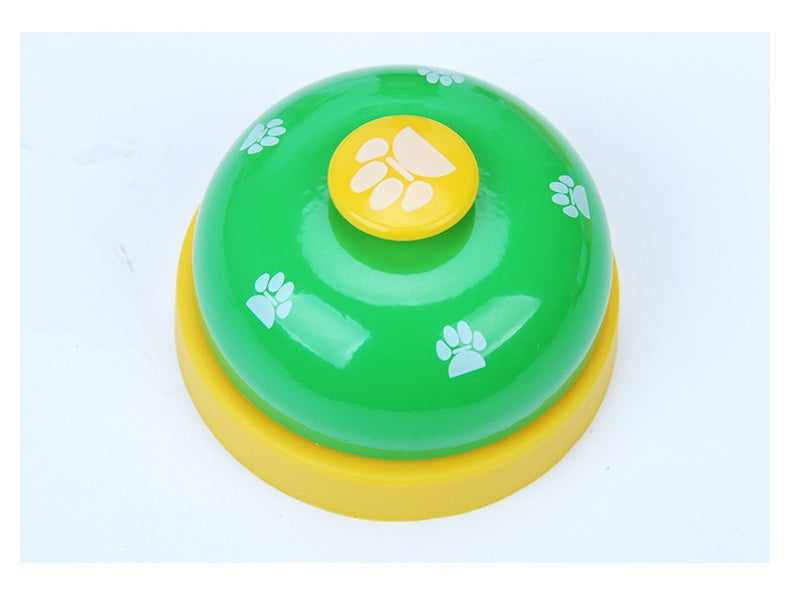 Cat And Dog Trainer Pet Footprints Ringing The Bell Dog Gear - close up view