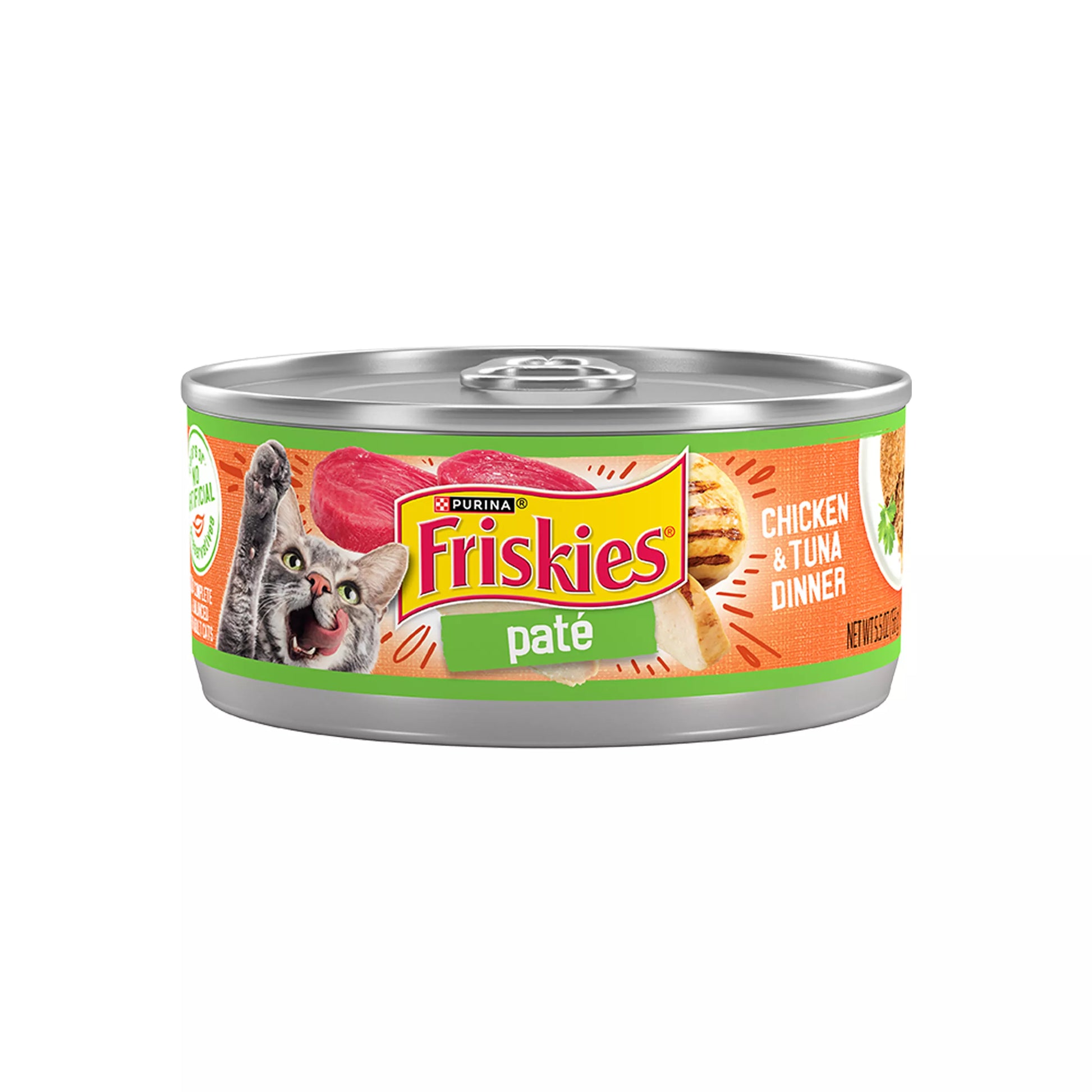 Friskies Chicken Tuna Pate 5 5Oz Wet Cat Food Premium - main product image