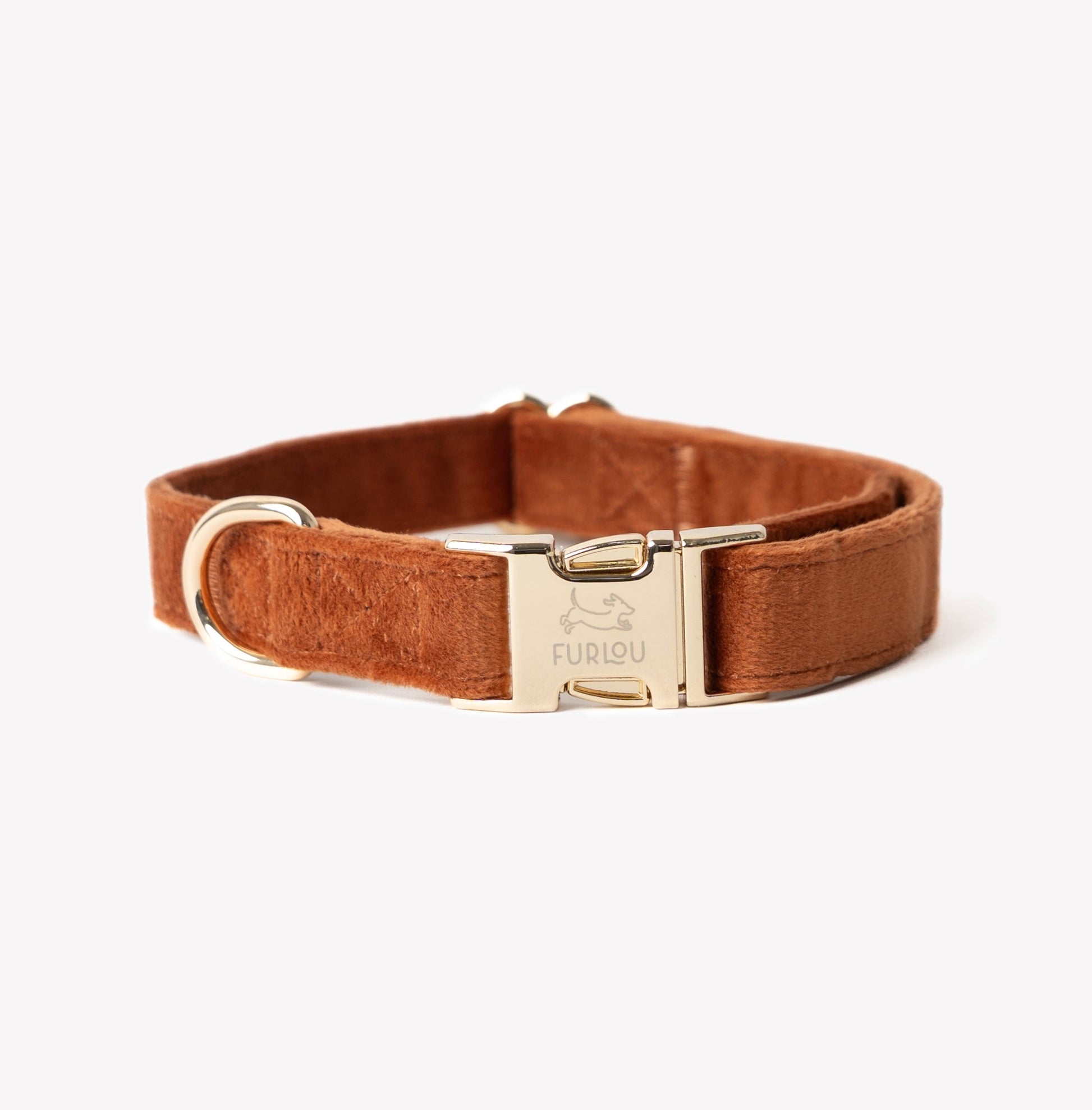 Dog Collars 'Clay' Velvet Dog Collar Premium Pet Supply - main product image