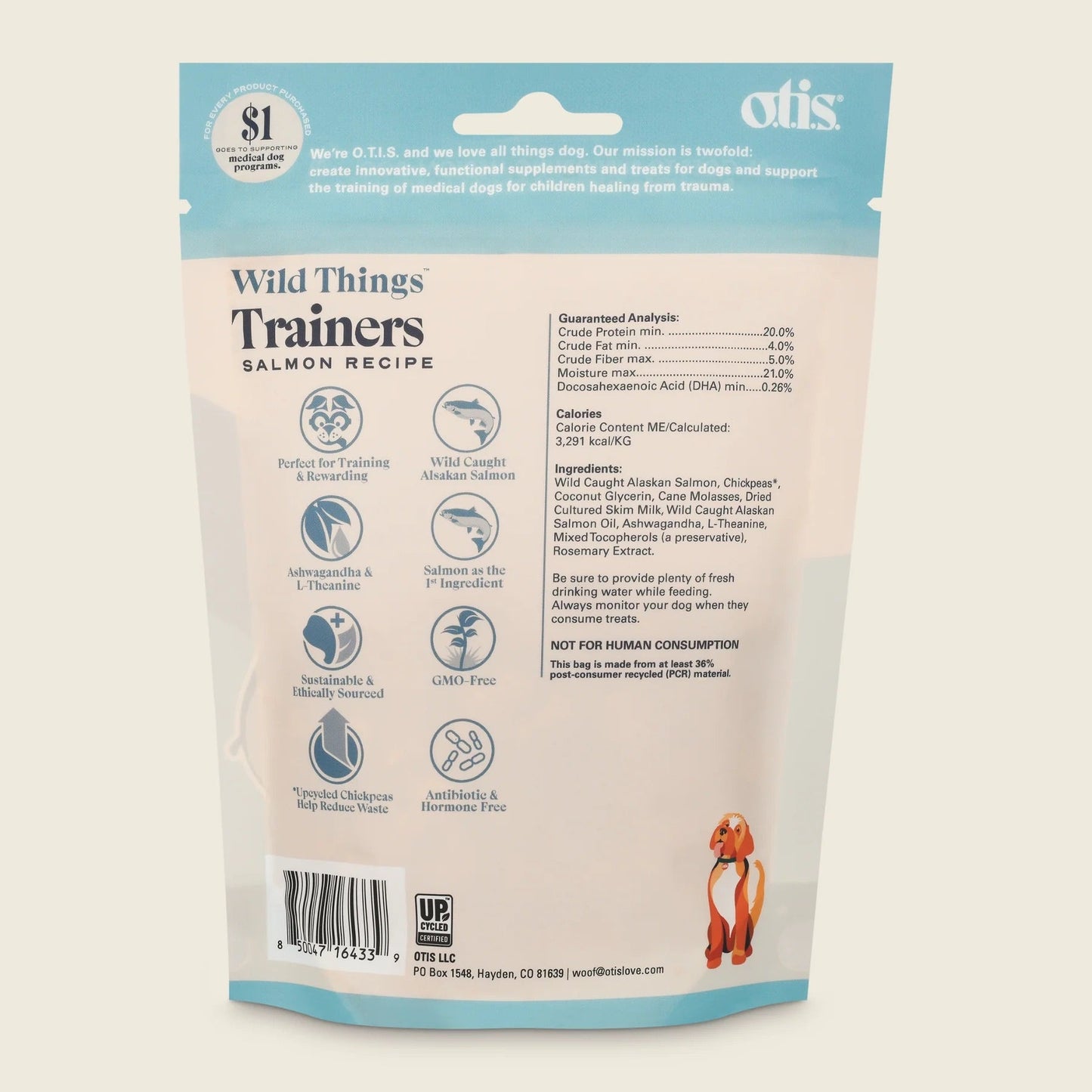 Otis Salmon Dog Training Treats 4Oz Dog Treats Premium - detail view