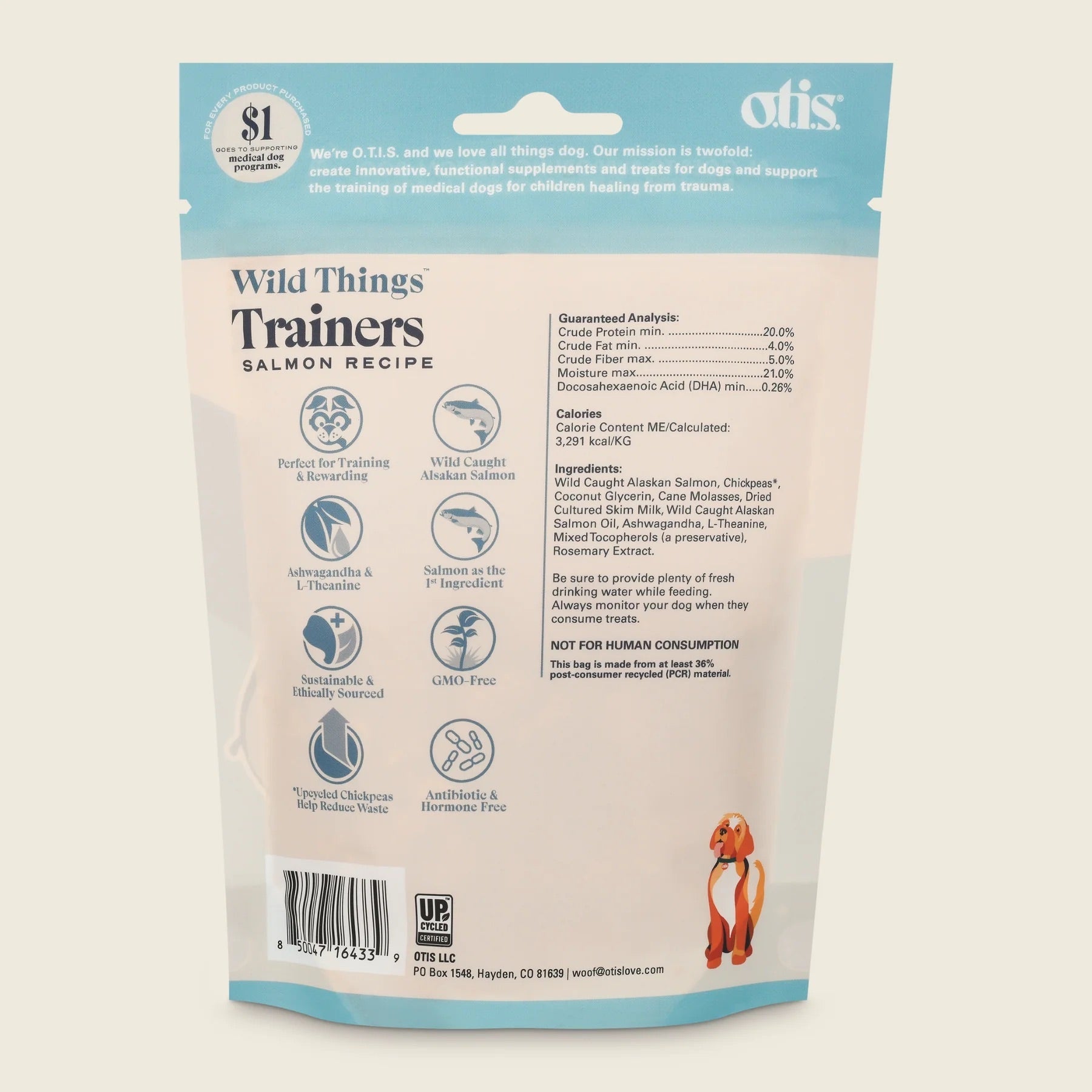 Otis Salmon Dog Training Treats 4Oz Dog Treats Premium - detail view