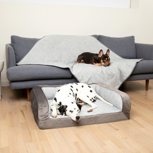 Pupchill Cooling Bolster Dog Bed Waterproof Blanket Bundle - main product image