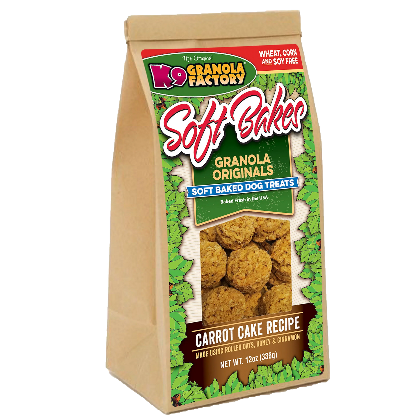 K9 Granola Factory Soft Bakes Carrot Cake Recipe Dog Treats - main product image