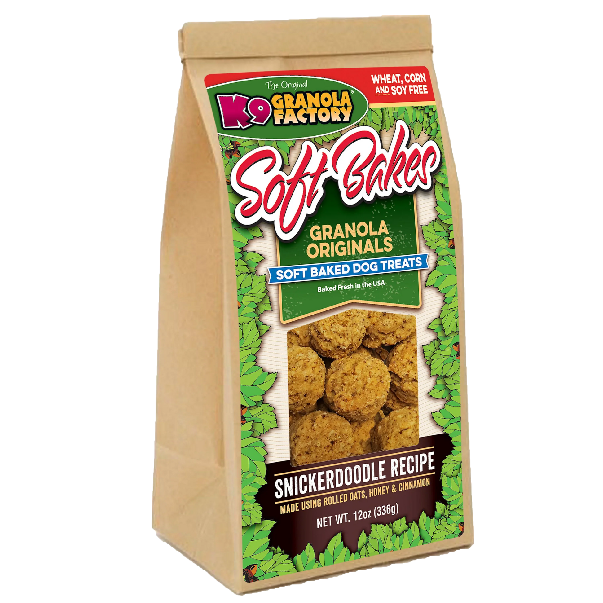 K9 Granola Factory Soft Bakes Snickerdoodle Recipe Dog 12Oz - main product image