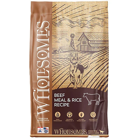 Dry Dog Food Premium Beef Recipe 40lb Daily Meals Premium - main product image