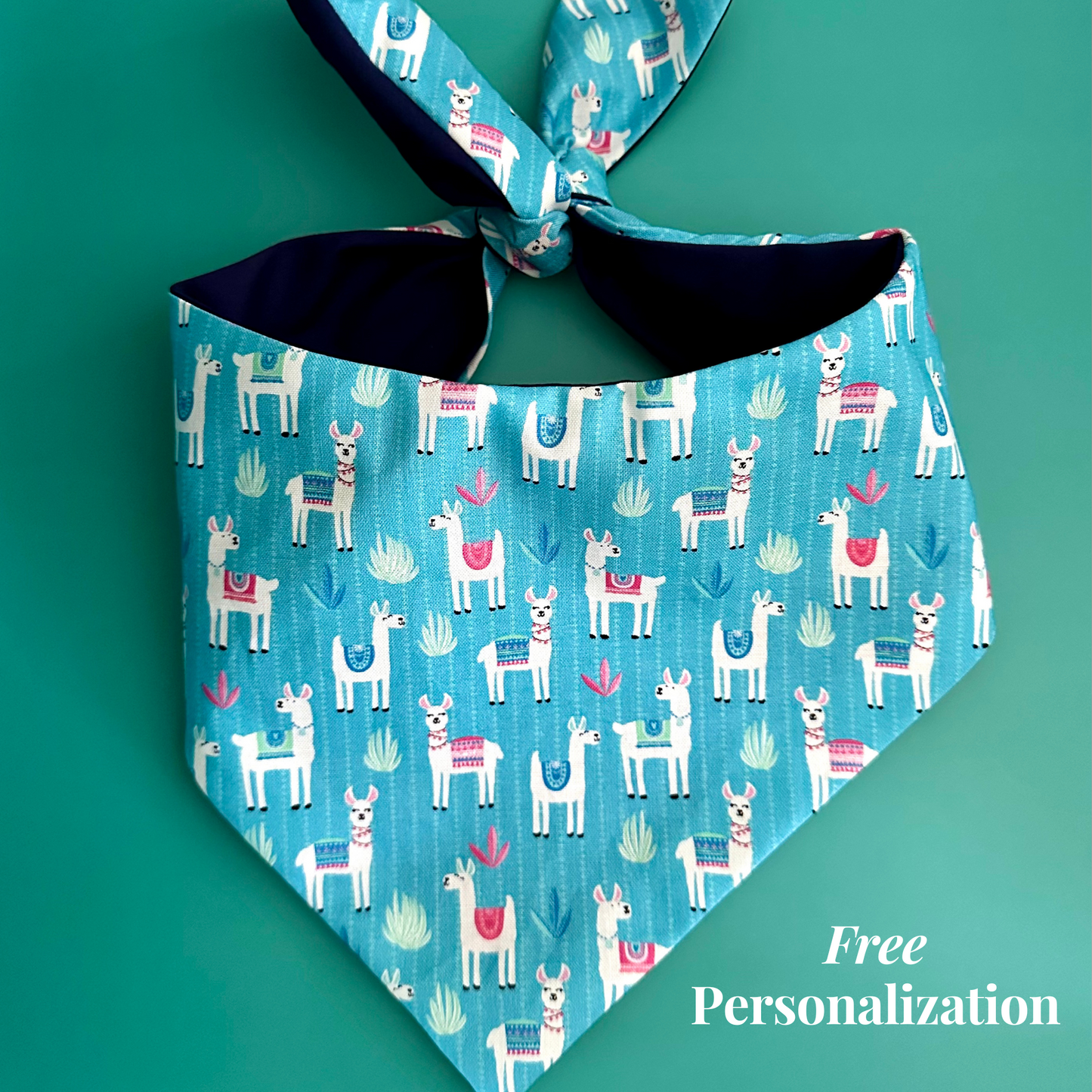 Llama Dog Bandana - main product image