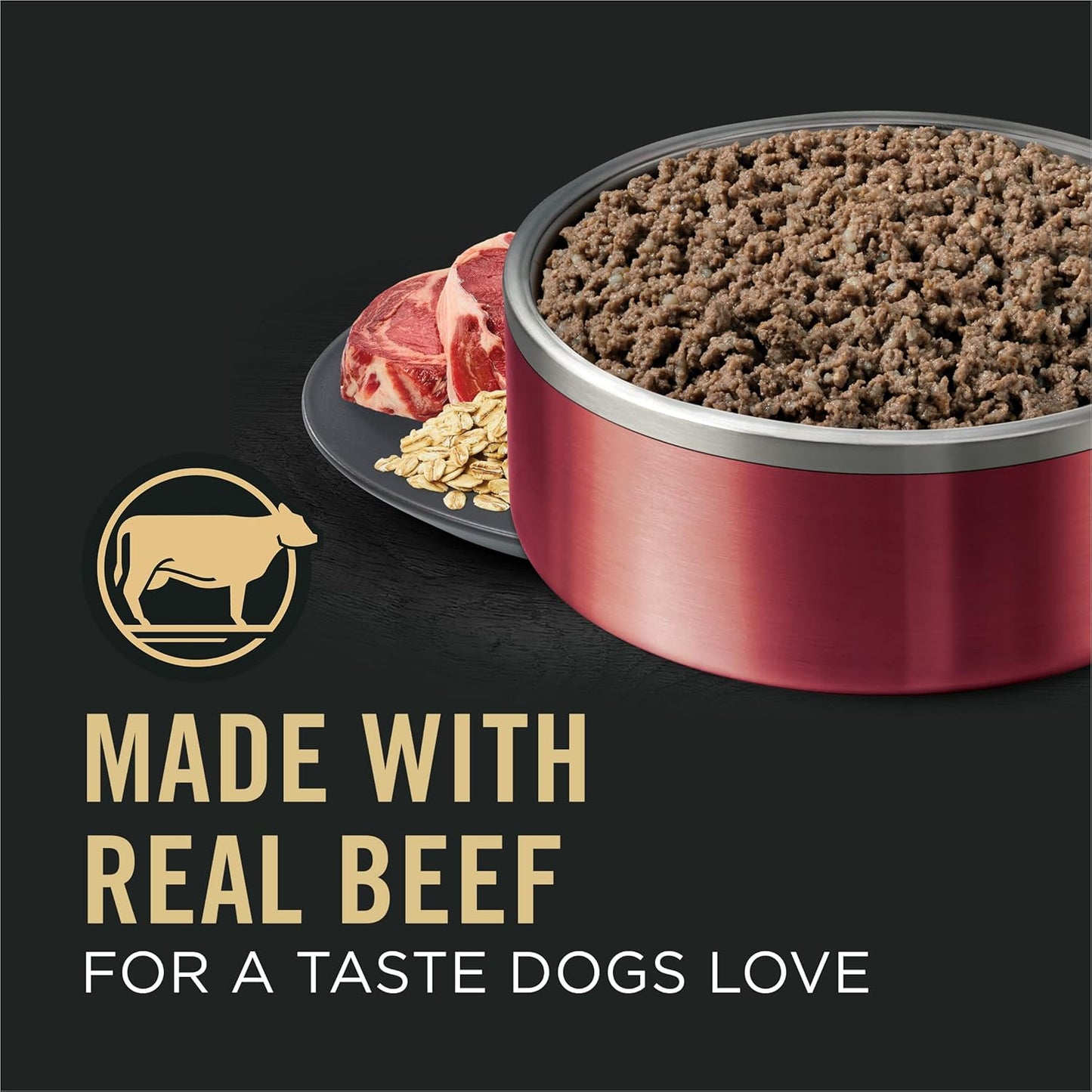 Pro Plan Sensitive Skin Stomach Wet Dog Food Classic Beef - detail view