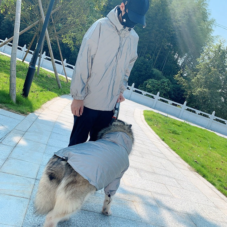 Reflective Letters Pet Parent Child Windbreaker Dog Training - lifestyle view